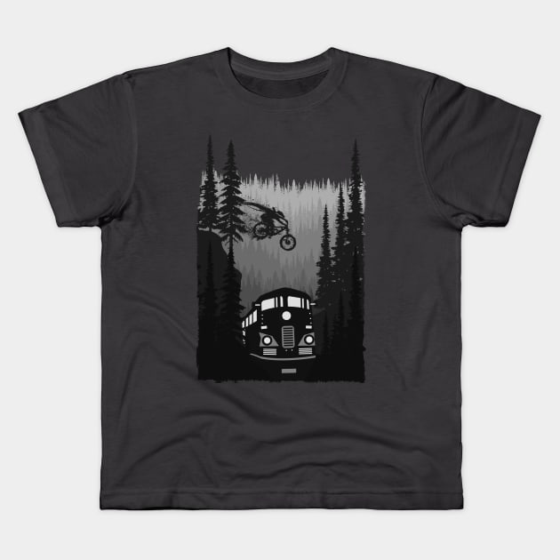 Train Kids T-Shirt by OneRedFox